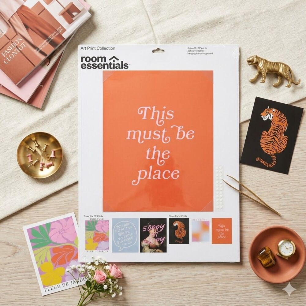 Room Essentials Art Print Collection: Retro Vibes for Your Space